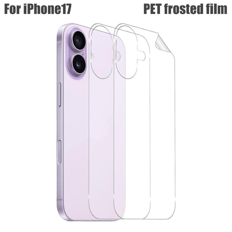 Suitable for iPhone 17 back cover, regular high-definition film, 17 Pro protective film, Apple 17 Air back cover matte film